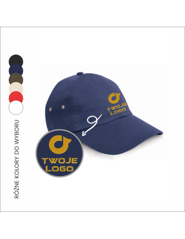 Plush Cap z personalizacją | Haft logo | Odzież firmowa 12szt