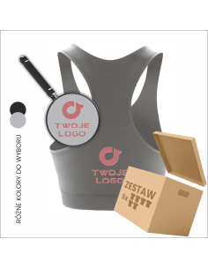 Crop top damski z haftem | Odzież promocyjna | Logo zespołu 6szt