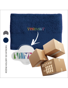 Ręcznik z haftem logo | Tekstylia reklamowe | 50x100 cm | 12szt