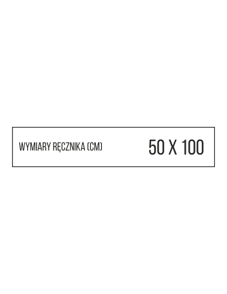Ręcznik z haftem logo | Tekstylia reklamowe | 50x100 cm | 12szt