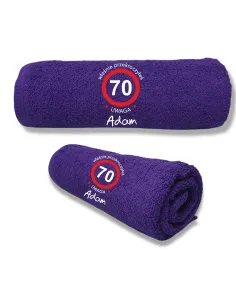 Ręcznik z Haftem Prezent Urodziny 20 30 40 50 na Prezent