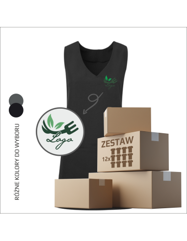 Personalizowana robocza tunika na zamówienie  | Haft i logo | Personalizacja | Odzież reklamowa 12 sztuk