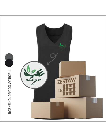 Personalizowana robocza tunika na zamówienie  | Haft i logo | Personalizacja | Odzież reklamowa 12 sztuk