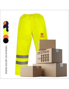 Personalizowane spodnie robocze BHP Odzież ochronna Znakowanie odzieży 12 sztuk