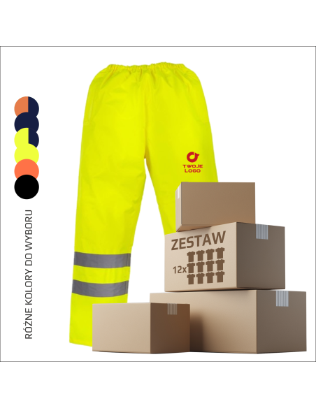 Personalizowane spodnie robocze BHP Odzież ochronna Znakowanie odzieży 12 sztuk