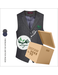 Kamizelka męska Personalizowany haft Logo i personalizacja 6 sztuk