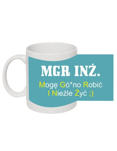 Kubek Personalizowany z Nadrukiem na Prezent Inżyniera