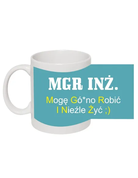 Kubek Personalizowany z Nadrukiem na Prezent Inżyniera