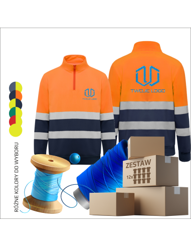 Personalizowana bluza sweatshirt Odzież robocza Personalizacja 12 sztuk