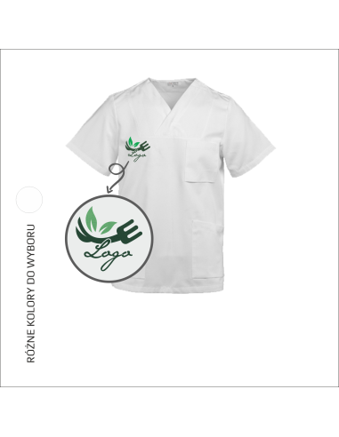 Tunika unisex z haftem Odzież promocyjna Logo firmy Twój logotyp Premium