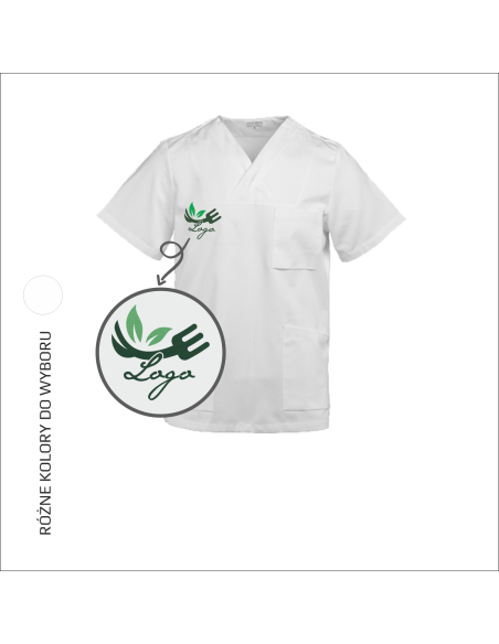 Tunika unisex z haftem Odzież promocyjna Logo firmy Twój logotyp Premium