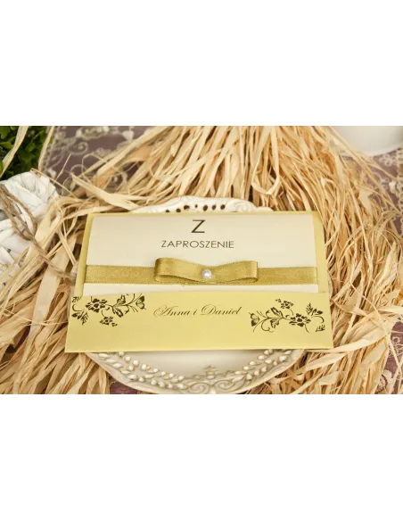 Zaproszenia Ślubne Elegant Wkładką Pełna Personalizacja