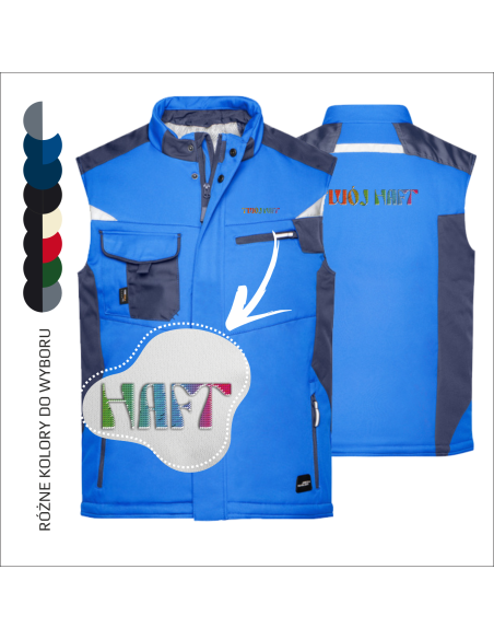 JN825 Craftsmen Softshell Vest -STRONG-
