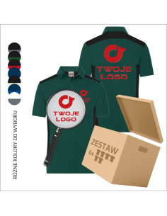 Robocze polo z haftem | Haft | Odzież firmowa i robocza | Twoje Logo 6 sztuk