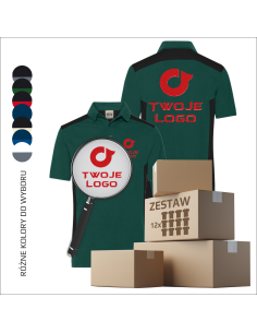 Personalizowane robocze polo | Personalizacja | Odzież firmowa | Własne Logo | Odzież robocza 12 sztuk
