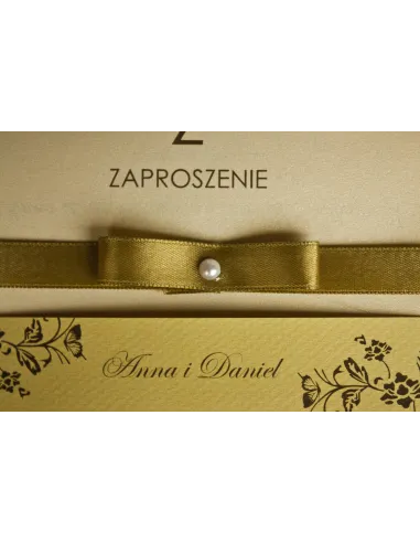 Zaproszenia Ślubne Elegant Wkładką Pełna Personalizacja