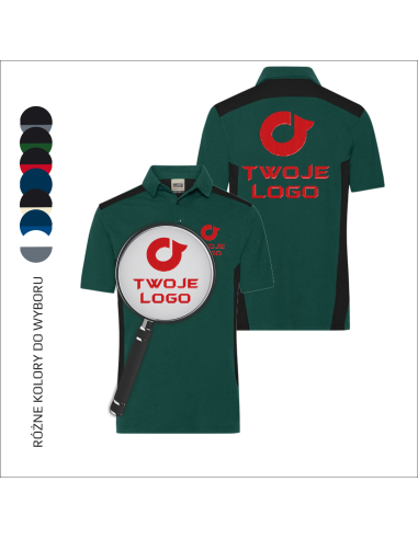 Personalizowane robocze polo | Personalizacja | Odzież firmowa | Własne Logo | Odzież robocza 12 sztuk