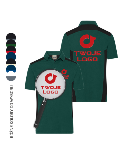 Personalizowane robocze polo | Personalizacja | Odzież firmowa | Własne Logo | Odzież robocza 12 sztuk