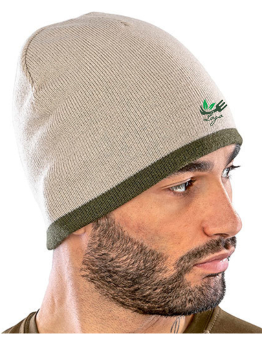 Soft Feel Cuffless Reversible Beanie