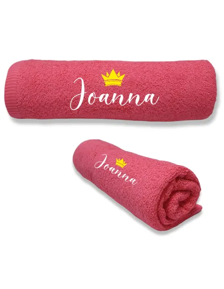 Ręcznik z Haftem dla Dziecka Dziewczynki Imię na Prezent