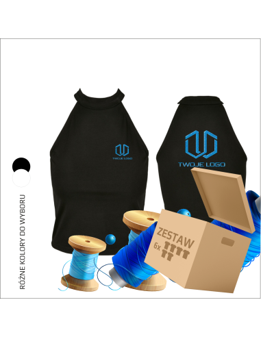 Damski top | Twoje logo | Odzież reklamowa i sportowa | Reklama | Projekt 6 sztuk