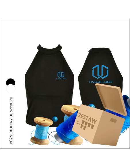 Damski top | Twoje logo | Odzież reklamowa i sportowa | Reklama | Projekt 6 sztuk