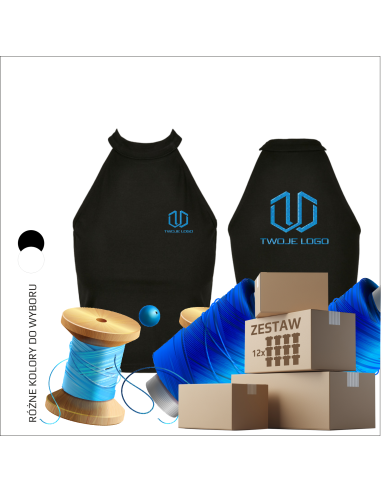 Personalizowany top damski | Haft | Personalizacja | Twoje logo | Projekt 12 sztuk