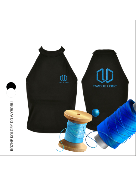 Damski top | Twoje logo | Odzież reklamowa i sportowa | Reklama | Projekt 6 sztuk
