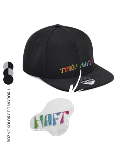 Personalizowane czapki z haftem Własne logo Znakowanie i logo Firma 6 sztuk
