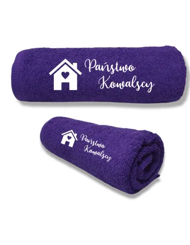 Ręcznik z Haftem Prezent na Parapetówkę do Domu na Prezent