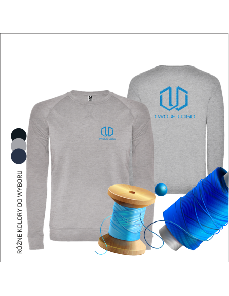 Personalizowane bluzy z haftem | Odzież reklamowa | Własne logo | 6 sztuk