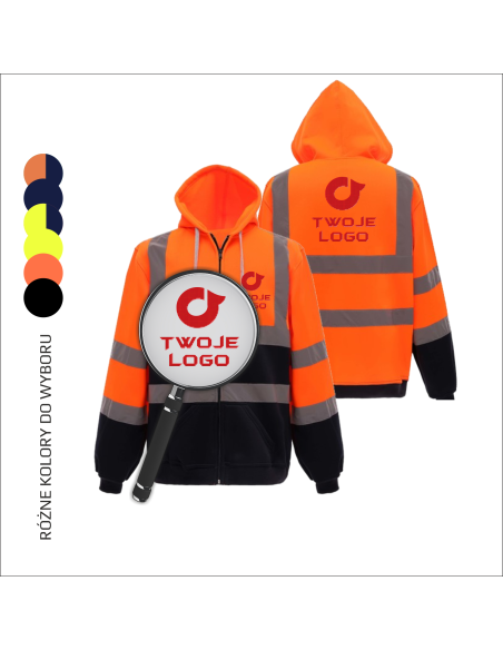 Hi-Vis Zip Hoodie