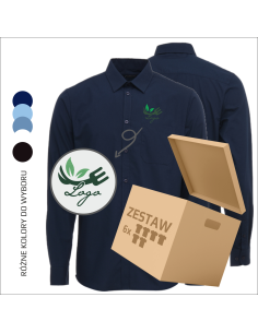 Personalizowane koszule z haftem | Personalizacja | Reklama | Identyfikacja 6 sztuk