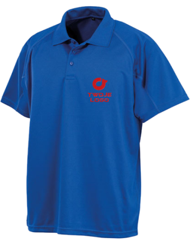 Sportowe polo koszulki z haftem | Haft | Logo i personalizacja 6 sztuk