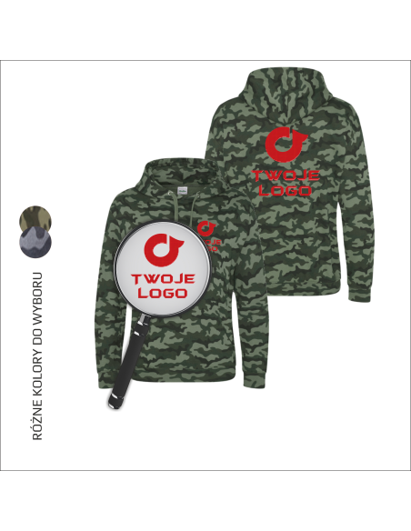Bluza z kapturem z personalizacją Odzież reklamowa Logo Z Personalizacja