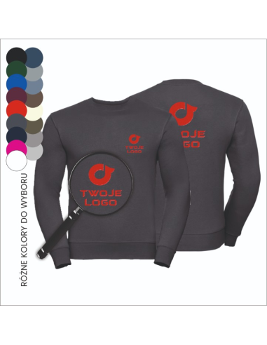 Sweter z personalizacją Haft Odzież reklamowa Logo Luźny