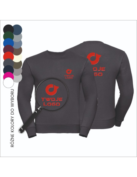 Sweter z personalizacją Haft Odzież reklamowa Logo Luźny