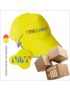 Czapka z Twoim Haftem z Twoim Projektem Odzież Firmowa 12 sztuk REKLAMA