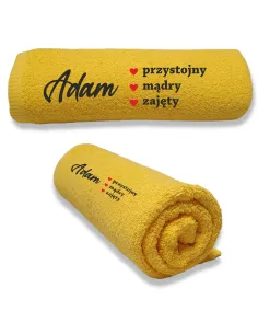 Ręcznik z Haftem Prezent Męża Chłopaka Kolegi na Prezent