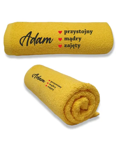 Ręcznik z Haftem Prezent Męża Chłopaka Kolegi na Prezent