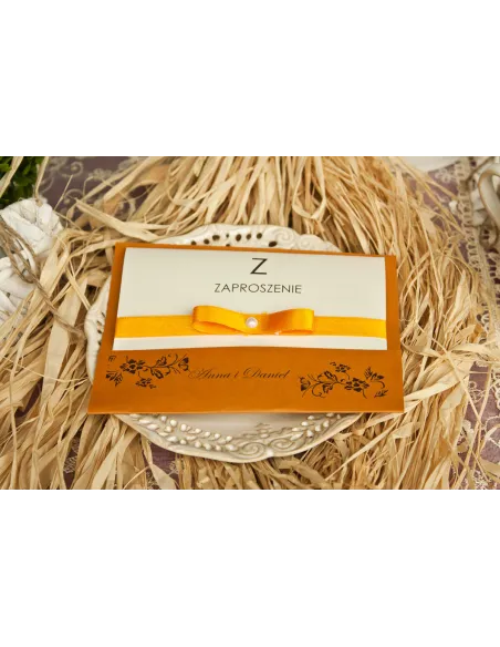 Zaproszenia Ślubne Elegant Wkładką Pełna Personalizacja