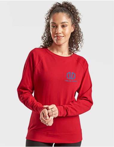 Lekka damska bluza raglan Własny haft Personalizacja Basic Haft 6 sztuk