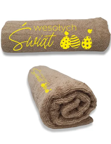 Ręcznik z Haftem Prezent Wielkanoc Święta Personalizowany