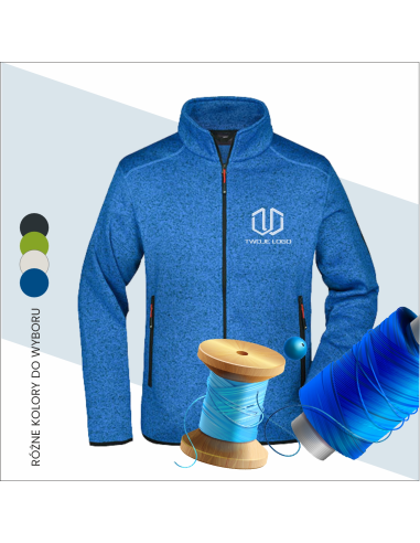 Men´s Knitted Fleece Jacket