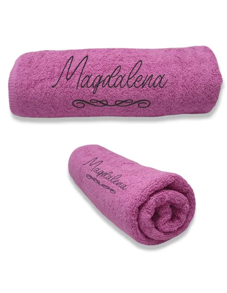 Ręcznik z Haftem Prezent z Imieniem Napisem logo z logo