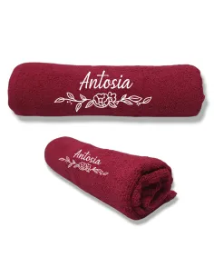 Ręcznik z Haftem Prezent Imieniem Napisem logo z logo