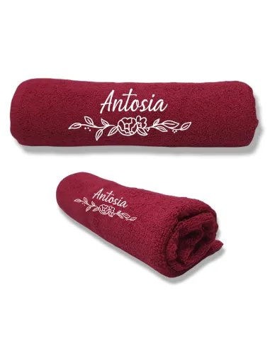 Ręcznik z Haftem Prezent Imieniem Napisem logo z logo