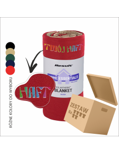 Koc zimowy z LOGO Twojej Firmy Twój projekt personalizowany prezent 6 sztuk