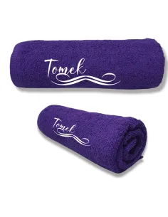 Ręcznik z Haftem Personalizowany z logo na Prezent