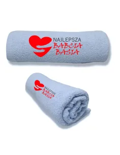 Ręcznik z Haftem Prezent Babci Dzień Prezent dla Babci